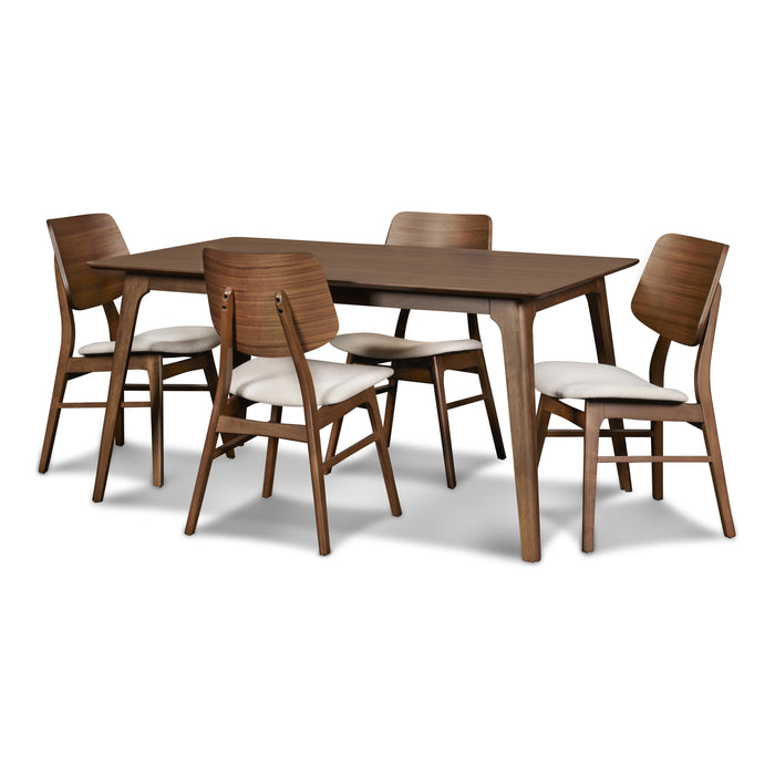 OSCAR 60" RECTANGLE TABLE - WALNUT - Visions in Furniture (La Mirada, CA)
