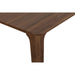 OSCAR 60" RECTANGLE TABLE - WALNUT - Visions in Furniture (La Mirada, CA)