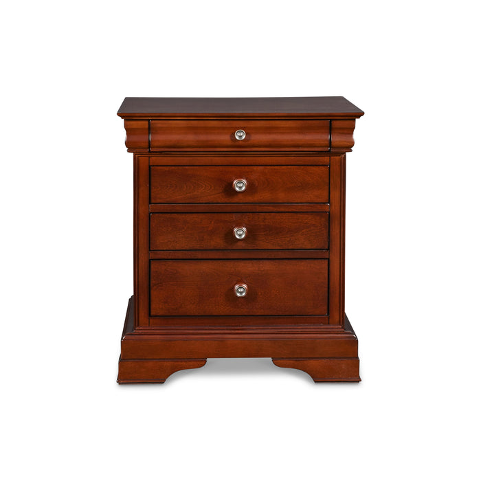 VERSAILLES NIGHTSTAND- BORDEAUX - Visions in Furniture (La Mirada, CA)