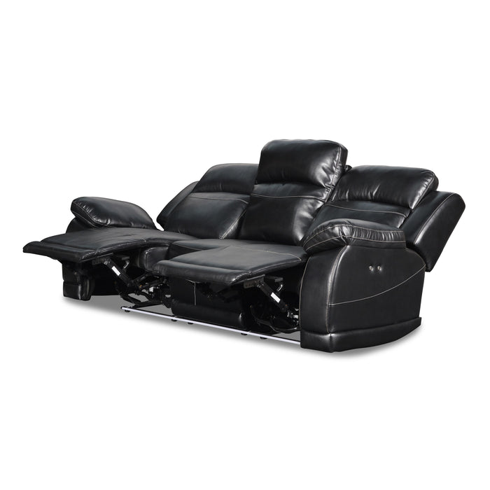 VEGA  SOFA W/PWR FR - PREMIER BLACK - Visions in Furniture (La Mirada, CA)