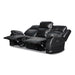 VEGA  SOFA W/PWR FR - PREMIER BLACK - Visions in Furniture (La Mirada, CA)