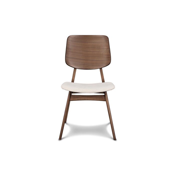 OSCAR WOOD BACK CHAIR - WALNUT, 2 PC PER CARTON - Visions in Furniture (La Mirada, CA)