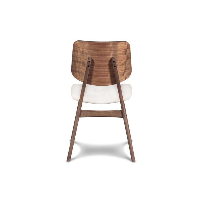 OSCAR WOOD BACK CHAIR - WALNUT, 2 PC PER CARTON - Visions in Furniture (La Mirada, CA)