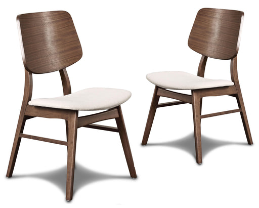OSCAR WOOD BACK CHAIR - WALNUT, 2 PC PER CARTON - Visions in Furniture (La Mirada, CA)
