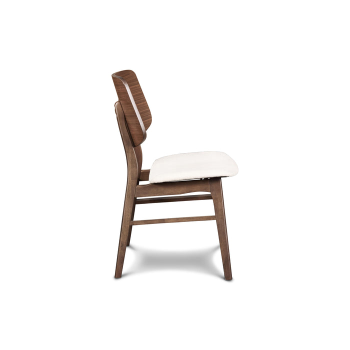 OSCAR WOOD BACK CHAIR - WALNUT, 2 PC PER CARTON - Visions in Furniture (La Mirada, CA)
