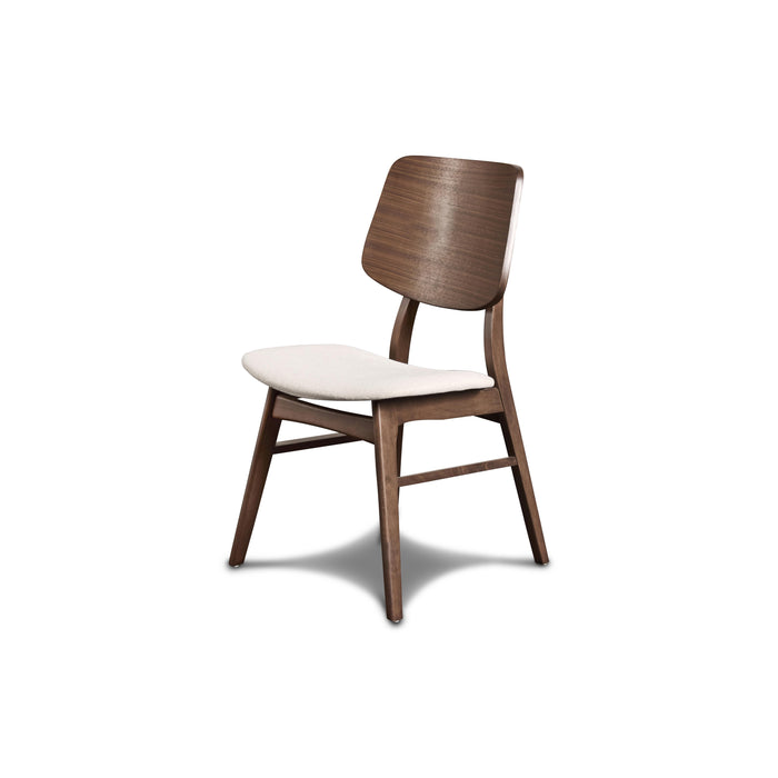 OSCAR WOOD BACK CHAIR - WALNUT, 2 PC PER CARTON - Visions in Furniture (La Mirada, CA)
