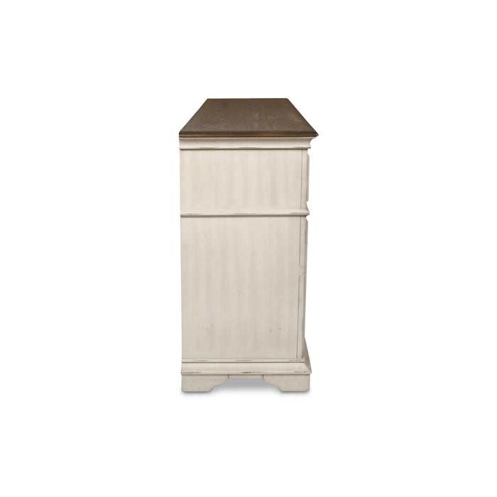 ANASTASIA DRESSER - ANT. WHITE - Visions in Furniture (La Mirada, CA)