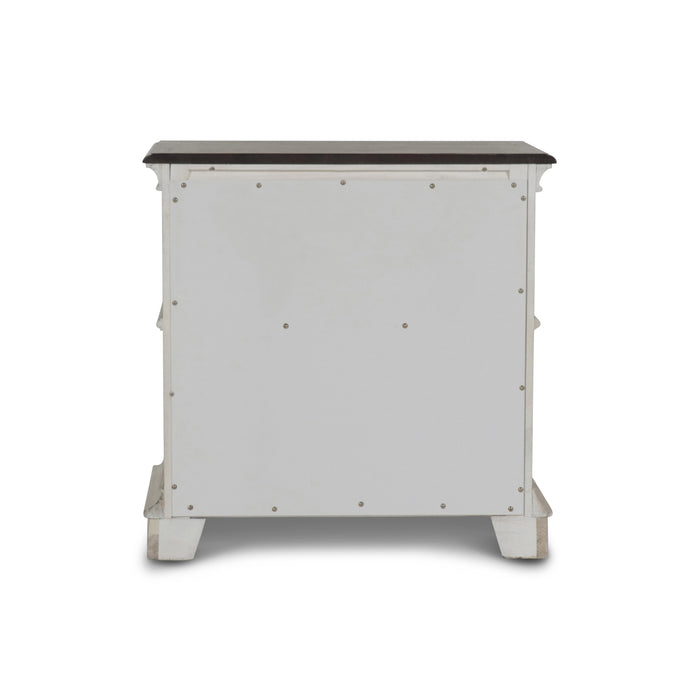 ANASTASIA NIGHTSTAND - ANT. WHITE - Visions in Furniture (La Mirada, CA)