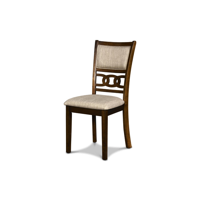 GIA ROUND DINING 5 PC SET - CHERRY - Visions in Furniture (La Mirada, CA)