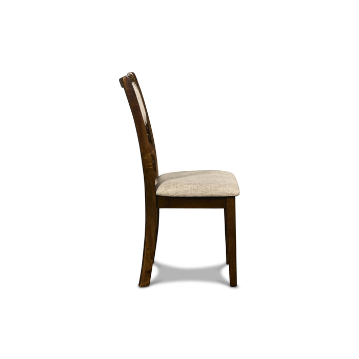 GIA ROUND DINING 5 PC SET - CHERRY - Visions in Furniture (La Mirada, CA)