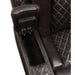 JOSHUA LEATHER GLIDER RECLINER - DK BROWN - Visions in Furniture (La Mirada, CA)