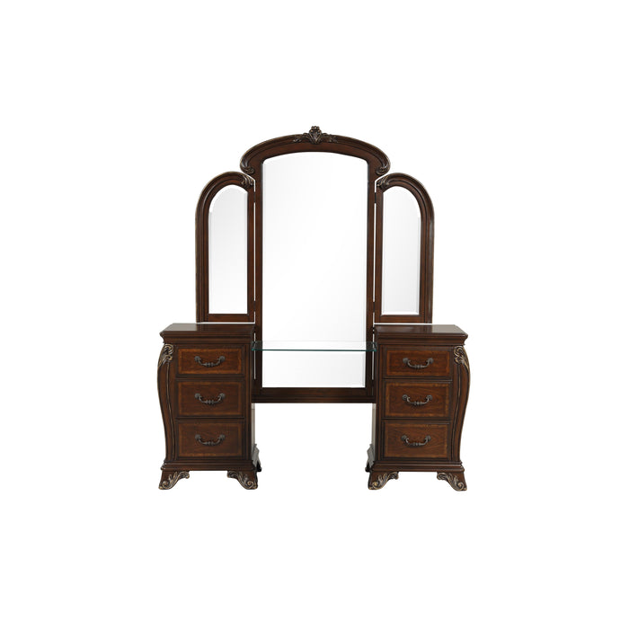 MONTECITO VANITY TABLE - CHERRY - Visions in Furniture (La Mirada, CA)