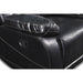VEGA CONSOLE LOVESEAT - PREMIER BLACK - Visions in Furniture (La Mirada, CA)