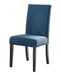 CRISPIN MARINE BLUE DINING CHAIR- (2/Ctn) - Visions in Furniture (La Mirada, CA)