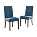 CRISPIN MARINE BLUE DINING CHAIR- (2/Ctn) - Visions in Furniture (La Mirada, CA)