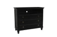 TAMARACK MEDIA CHEST- BLACK - Visions in Furniture (La Mirada, CA)