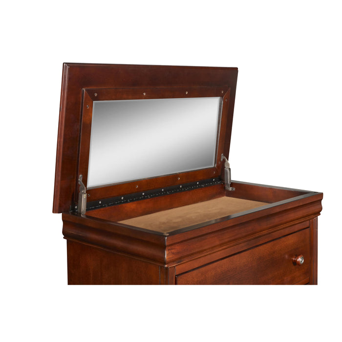 VERSAILLES LIFT TOP CHEST- BORDEAUX - Visions in Furniture (La Mirada, CA)