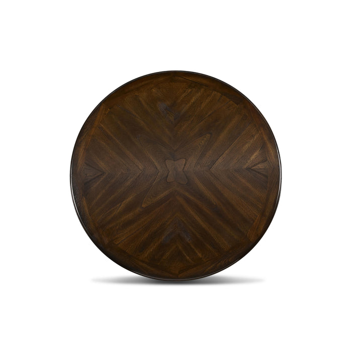 GIA ROUND DINING 5 PC SET - CHERRY