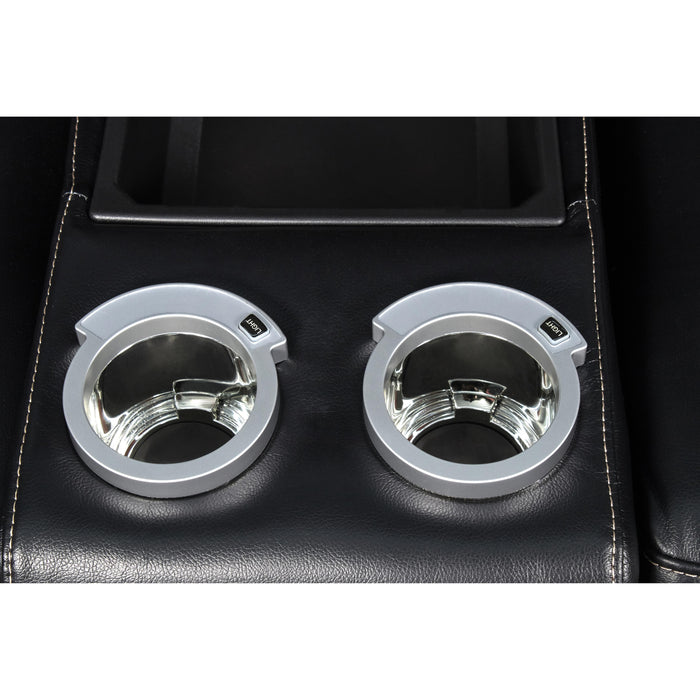 VEGA CONSOLE LOVESEAT - PREMIER BLACK