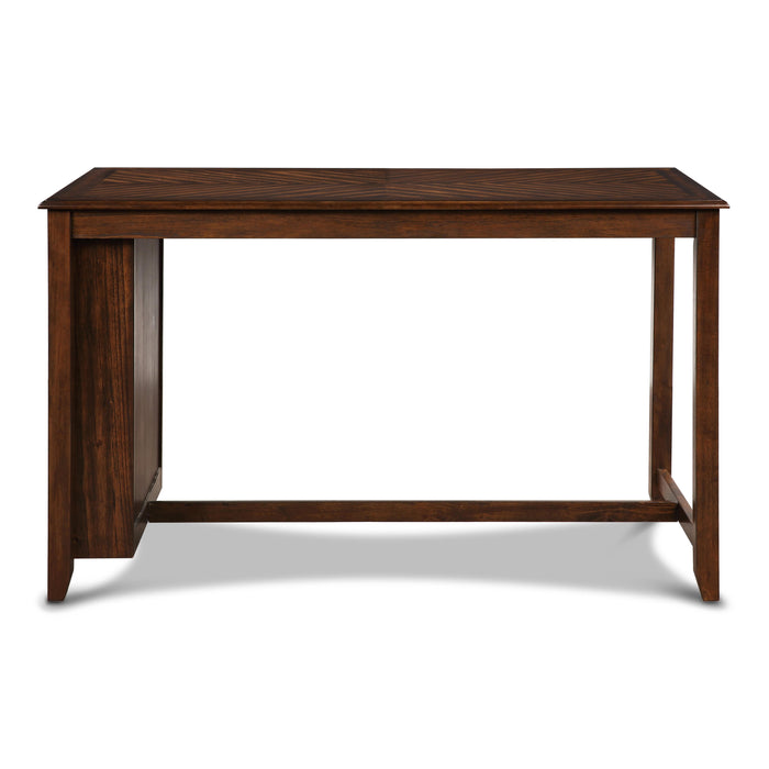AMY 60" COUNTER TABLE+CHAIRS W/STG (5 PC) -CHERRY - Visions in Furniture (La Mirada, CA)
