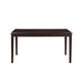 GIA 60" DINING TABLE+CHAIRS (5 PCS/CTN) -EBONY - Visions in Furniture (La Mirada, CA)