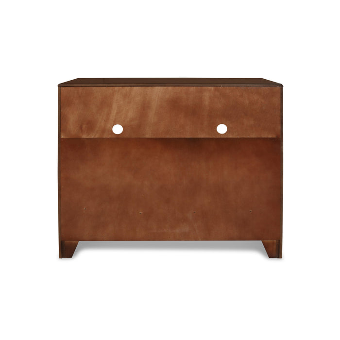 KENSINGTON MEDIA CHEST- BURNISHED CHERRY