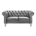 EMMA CRYSTAL LOVESEAT-GRAY - Visions in Furniture (La Mirada, CA)