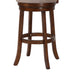 ABERDEEN 29" BAR STOOL-DK BROWN W/FABRIC SEAT - Visions in Furniture (La Mirada, CA)