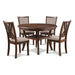 AMY 5 PC DINING SET-CHERRY - Visions in Furniture (La Mirada, CA)