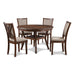 AMY 5 PC DINING SET-CHERRY - Visions in Furniture (La Mirada, CA)