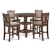 AMY 5 PC COUNTER DINING SET-CHERRY - Visions in Furniture (La Mirada, CA)