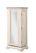 ANASTASIA LINGERIE SWIVEL CHEST W/MIRROR-ANT. WHITE - Visions in Furniture (La Mirada, CA)