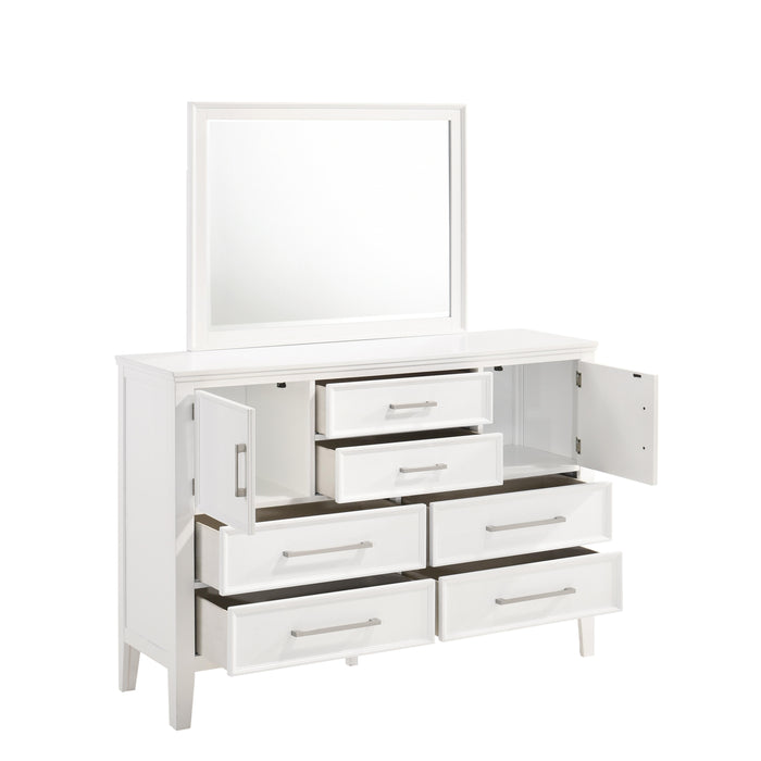 ANDOVER MIRROR-WHITE - Visions in Furniture (La Mirada, CA)