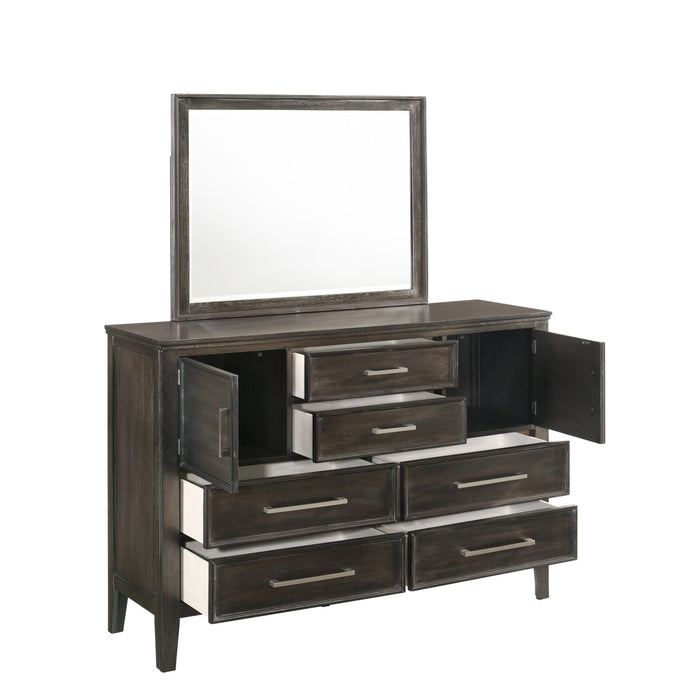 ANDOVER MIRROR-NUTMEG - Visions in Furniture (La Mirada, CA)