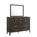 ANDOVER 60" DRESSER W/DOORS-NUTMEG - Visions in Furniture (La Mirada, CA)
