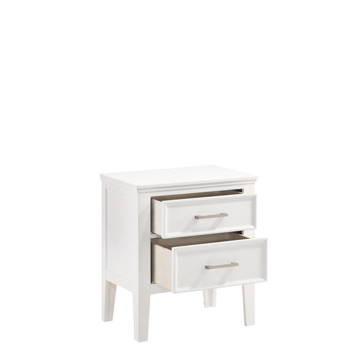 ANDOVER NIGHTSTAND-WHITE - Visions in Furniture (La Mirada, CA)