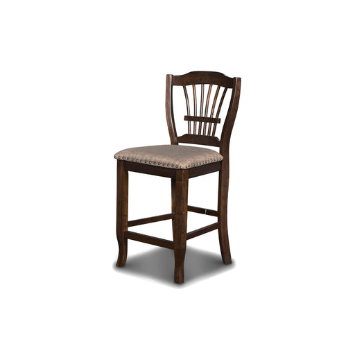 BIXBY  COUNTER  CHAIR (2 PER CARTON)-ESPRESSO - Visions in Furniture (La Mirada, CA)
