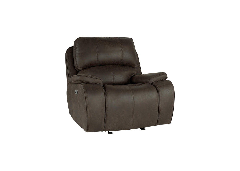 BROOKINGS GLIDER RECLINER-BROWN