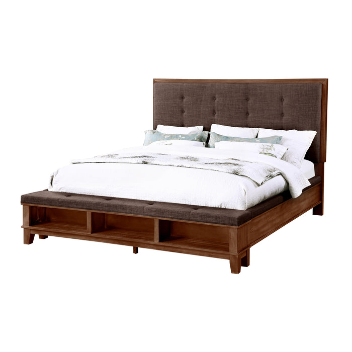 CAGNEY Eastern King-California King K HEADBOARD - CHESTNUT