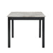 CELESTE 5PC 42" MARBLE FINISH COUNTER TABLE & 4 CHAIRS-GRAY - Visions in Furniture (La Mirada, CA)