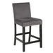 CELESTE 5PC 42" MARBLE FINISH COUNTER TABLE & 4 CHAIRS-GRAY - Visions in Furniture (La Mirada, CA)