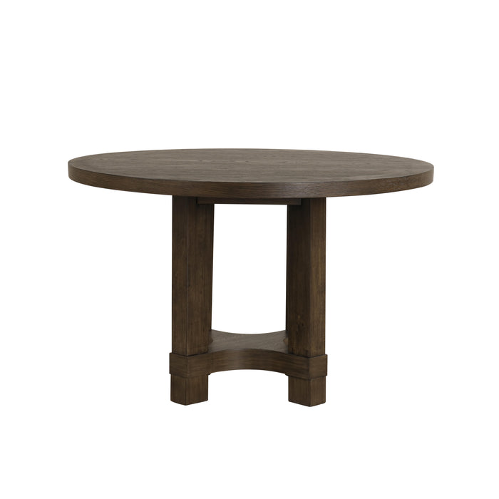 CITYSCAPE RECTANGLE DINING TABLE BASE-WALNUT