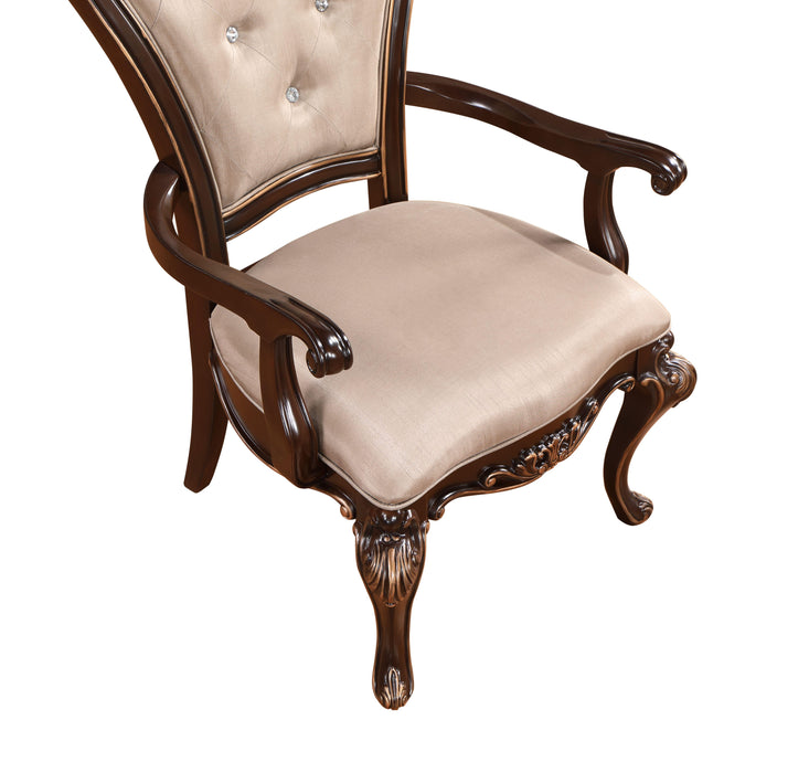 CONSTANTINE ARM CHAIR-CHERRY (2 PER CARTON) - Visions in Furniture (La Mirada, CA)
