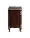 CONSTANTINE NIGHTSTAND W/MARBLE TOP-CHERRY - Visions in Furniture (La Mirada, CA)
