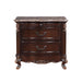 CONSTANTINE NIGHTSTAND W/MARBLE TOP-CHERRY - Visions in Furniture (La Mirada, CA)