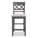 CORI COUNTER 5 PC SET-GRAY - Visions in Furniture (La Mirada, CA)