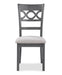 CORI ROUND DINING 5 PC SET-GRAY - Visions in Furniture (La Mirada, CA)