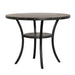 CRISPIN 48" ROUND COUNTER TABLE-GRAY - Visions in Furniture (La Mirada, CA)