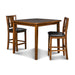 DIXON COUNTER DINING 5 PC SET-DK ESPRESSO - Visions in Furniture (La Mirada, CA)