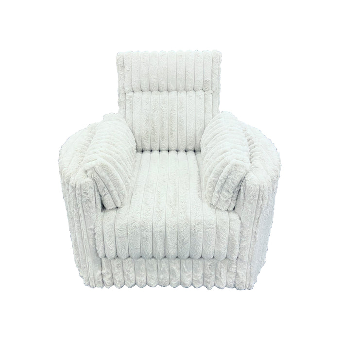 EMBRACE SWIVEL ACCENT CHAIR-WHITE